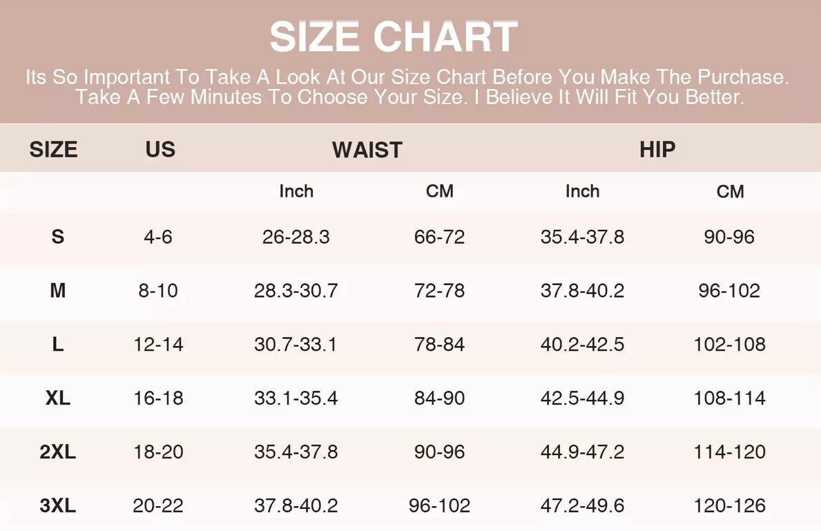 BBL Shapewear with hooks