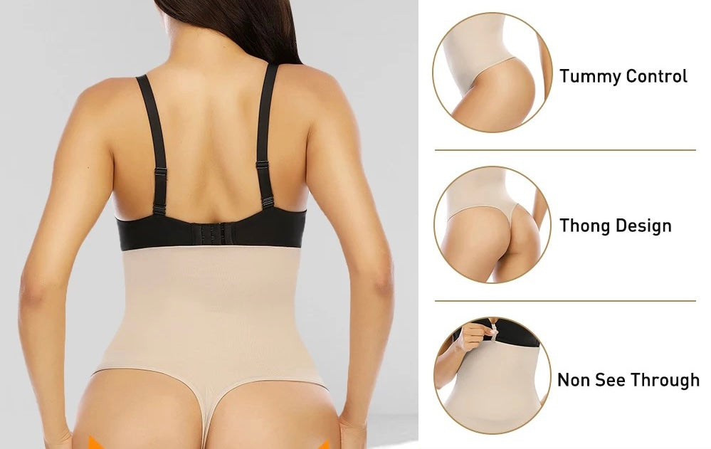High Waist Thong